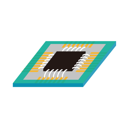 ワイヤーボンディング イメージ